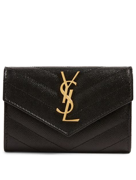 YSL monogramed wallet